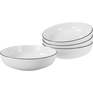 CreaTable, 22558, Allround Black Line, Poke Bowl 4-tlg, Porzellan