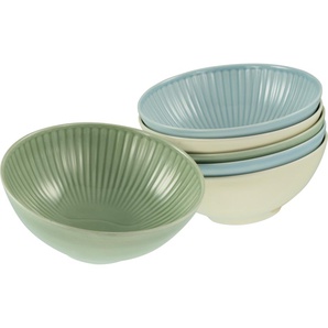 CreaTable, 24037, Valencia Pastell, Mehrzweckschalen 6-tlg, Porzellan