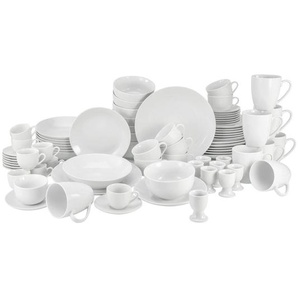 Creatable Kombiservice, Weiß, Keramik, 80-teilig, 200 ml,200 ml,100 ml,300 ml,400 ml, Essen & Trinken, Geschirr, Geschirr-Sets, Kombiservice