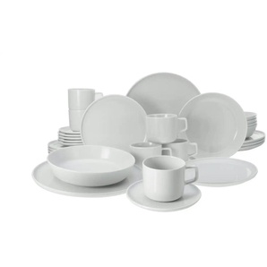 CreaTable Kombiservice  Chef Collection ¦ weiß ¦ Porzellan ¦ Maße (cm): B: 33 H: 29,5