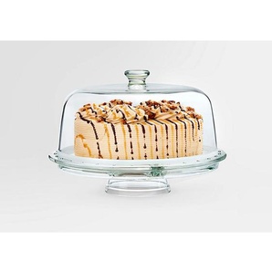 Creatable Tortenglocke Servierbutler, Glas, rund, 21 cm, Backen, Kuchentransportboxen