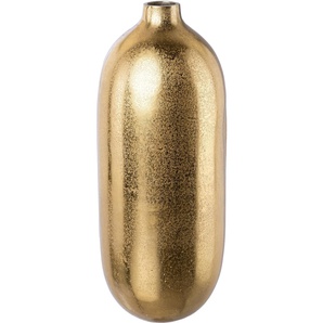 Dekovase CREATIV DECO Vasen Gr. H: 41,00 cm Ø 17,00 cm, goldfarben Blumenvasen in glänzender Optik, Höhe 41 cm