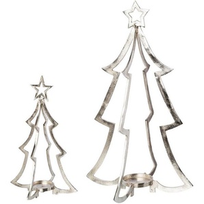 Creativ deco Kerzenhalter Weihnachtsdeko