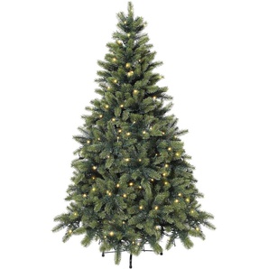 Künstlicher Weihnachtsbaum CREATIV GREEN Weihnachtsdeko, künstlicher Christbaum, Tannenbaum Weihnachtsbäume Gr. Höhe: 120 cm bis, grün Kunstweihnachtsbäume Künstliche Weihnachtsbäume incl. integrierter Lichterkette, 150 LEDs