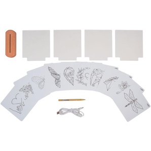 crelando® Bastelset LED-Dekolicht, 17-teilig