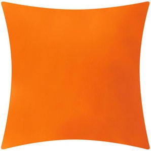 Cretonne Kissenhülle | orange | 80 cm |