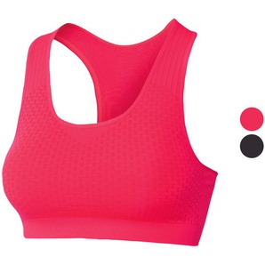 CRIVIT Damen Sport Bustier, High-Level, mit herausnehmbaren Pads