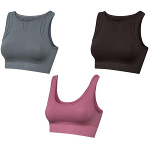 CRIVIT Damen Sportbustier, Light-Level, mit recyceltem Material