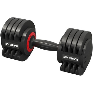 CRIVIT Kurzhantel-Set, verstellbar, 11,5 kg