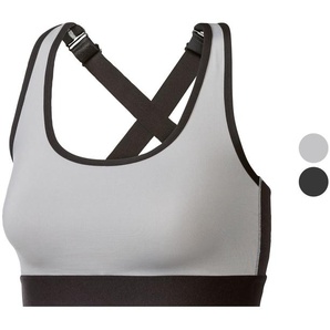 CRIVIT Sportbustier, Medium-Level, mit Ringerrücken