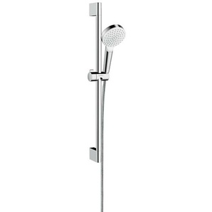 Crometta - Brausegarnitur, 10 cm, weiß / verchromt 26533400 - Hansgrohe