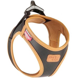 Curli Vegan Apple Leather Harness Black XS