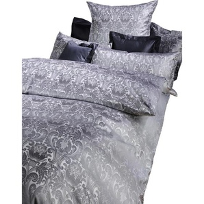 Curt Bauer Bettwäsche Florenz, Grau, Textil, Ornament, 135x200 cm, DIN EN ISO 9001, Schlaftextilien, Bettwäsche, Bettwäsche, Sonstige Materialien
