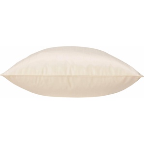 Kissenbezug CURT BAUER Ferrara Kissenbezüge Gr. B/L: 80 cm x 80 cm, 1 St., Mako-Brokat-Damast, beige Kissenbezüge gemustert mit Nadelstreifen