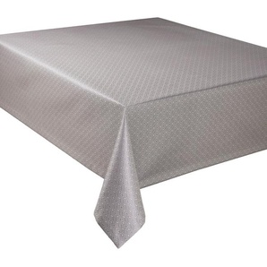 Curt Bauer Tischdecke 3947 Riga, mit Rautenmotiv, Damast-Tischwäsche (1-tlg), aus 59% Baumwolle, 41% Polyester, merzerisiert, mit Fleckschutz