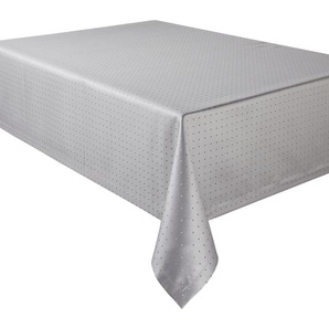 Tischdecke CURT BAUER Damast, 3815 Petito Tischdecken Gr. B/L: 130 cm x 225 cm, 1 St., eckig, grau (platinfarben) Tischdecke Tischdecken