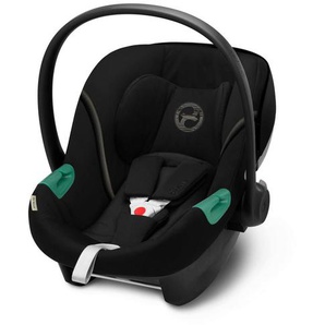 Cybex Babyschale Aton S2 i-Size, Schwarz, Textil, 38x72 cm, I-Size, abnehmbarer und waschbarer Bezug, Gurtlängenverstellung, höhenverstellbare Kopfstütze, Sonnendach, integriertes Gurtsystem, 3-Punkt-Gurt, Kindersitze, Babyschalen