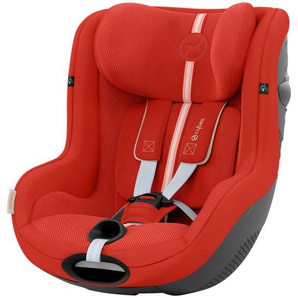 cybex Gold Reboarder-Kindersitz, Rot, Textil, 44x75x71 cm, ECE R 129 i-Size, 5-Punkt-Gurtsystem, abnehmbarer und waschbarer Bezug, höhenverstellbare Kopfstütze, integriertes Gurtsystem, optimaler Aufprallschutz, verstellbare Sitz- Schlafpositionen,