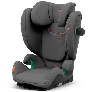 Cybex Kinderautositz Solution G i-Fix, Dunkelgrau, Textil, 60.7x56x44 cm, abnehmbarer und waschbarer Bezug, höhenverstellbare Kopfstütze, optimaler Aufprallschutz, schadstoffgeprüft, schnell leicht im Auto montierbar, Seitenaufprallschutz,