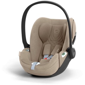 cybex Platinum Babyschale Cloud T i-Size Plus, Beige, Textil, 44x46.5x64.5 cm, abnehmbarer und waschbarer Bezug, ergonomischer Tragebügel, höhenverstellbare Kopfstütze, Sonnendach, integriertes Gurtsystem, optimaler Aufprallschutz, Seitenaufprallschutz,
