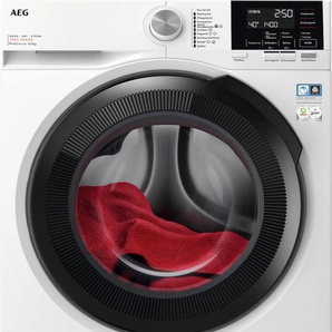 D (A bis G) AEG Waschtrockner LWR759WT ProSteam - Dampf-Programm für 96 % weniger Wasserverbrauch weiß Waschtrockner