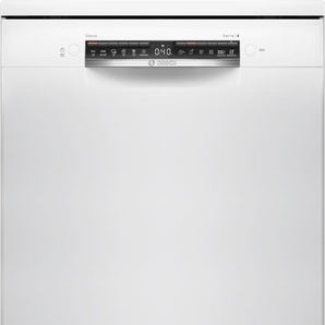 BOSCH Standgeschirrspüler SMS4HVW00E, D (A-G), silber (weiß), B:60cm H:84,5cm T:60cm, Geschirrspüler, Topseller