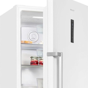 D (A bis G) EXQUISIT Vollraumkühlschrank KS360-V-HE-040D Kühlschränke 359 Liter Nutzinhalt, NoFrost, Display Gr. Rechtsanschlag, silberfarben (weiß) Kühlschränke ohne Gefrierfach