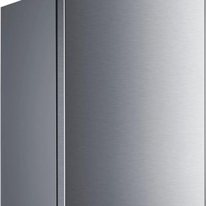 D (A bis G) HANSEATIC Kühl-/Gefrierkombination HKGK14349D Kühlschränke Abtauautomatik, FreshZone Gr. Rechtsanschlag, silberfarben (edelstahlfarben) Kühl-Gefrierkombinationen Kühlgefrierkombinationen Bestseller