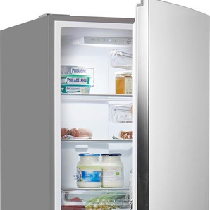 D (A bis G) HANSEATIC Kühl-/Gefrierkombination HKGK16655A2NFI Kühlschränke NoFrost, FreshZone Gr. Rechtsanschlag, silberfarben (edelstahlfarben) Kühl-Gefrierkombinationen Bestseller