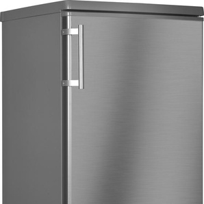 D (A bis G) HANSEATIC Kühlschrank HKS8555GD Kühlschränke Gr. Rechtsanschlag, silberfarben (edelstahlfarben) Kühlschränke mit Gefrierfach