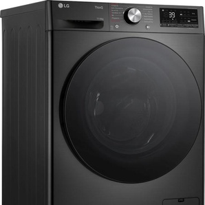D (A bis G) LG Waschtrockner W4WR70E6YB schwarz (schwarz, weiß) Waschtrockner