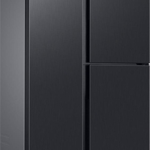 D (A bis G) SAMSUNG Side-by-Side RH6ACG892D Kühlschränke silberfarben (schwarz) Kühl-Gefrierkombinationen