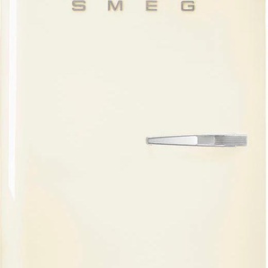 D (A bis G) SMEG Kühlschrank FAB28_5 Kühlschränke Gr. Linksanschlag, beige (creme) Kühlschränke mit Gefrierfach