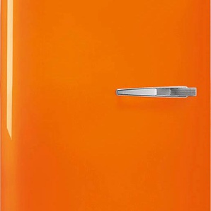 D (A bis G) SMEG Kühlschrank FAB28_5 Kühlschränke Gr. Linksanschlag, orange Kühlschränke mit Gefrierfach