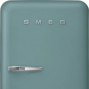 D (A bis G) SMEG Kühlschrank FAB28_5 Kühlschränke Gr. Rechtsanschlag, grün (emerald green) Kühlschränke mit Gefrierfach