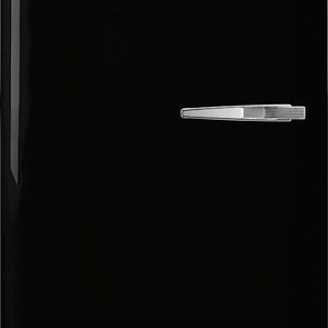 D (A bis G) SMEG Kühlschrank FAB28_5 Kühlschränke Gr. Linksanschlag, schwarz Kühlschränke mit Gefrierfach