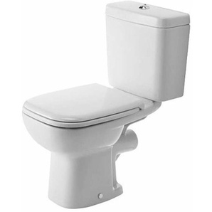 Duravit - D-Code - Stand-WC-Kombination, Abgang waagerecht, Alpinweiß 21110900002