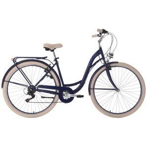 Da Capo Citybike, Blau, Metall, 180x70x80 cm, Freizeit, Sport & Fitness, Fahrräder
