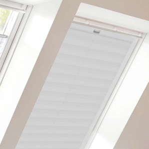 Dachfensterplissee SUNLINES StartUp Style Crepe Plissees Gr. 115,9 cm, zweiseitig verschiebbar, 117,4 cm, weiß (weiß, weiß) Dachfensterplissees