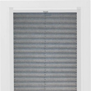 Dachfensterplissee SUNLINES Young Style Energy Saving Plissees Gr. 141,70 cm, zweiseitig verschiebbar, 61 cm, grau (silbergrau, weiß) Dachfensterplissees