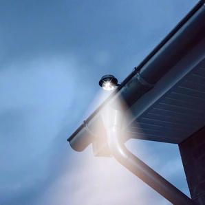 Dachrinnenleuchte IC GARDENSTYLE Dachrinnen-Leuchte Lampen Gr. Höhe: 12 cm, silberfarben (edelstahlfarben, silberfarben) Dachrinnenleuchte Solarleuchte LED Solarleuchten Lampen Set mit 6 Stück
