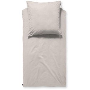 Bettwäsche DAMAI Mik Gr. B/L: 155 cm x 220 cm (1 St.), B/L: 80 cm x 80 cm (1 St.), Renforcé, beige (linen) Renforcé-Bettwäsche Leinen-Optik