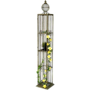 Dandibo - Rosensäule Rosenturm Rankhilfe Metall 230 cm Ranksäule 93970 Rankgitter Rosen Säule Garten