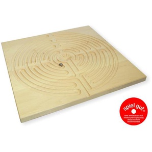 Das Labyrinth von Chartres aus Holz Kugel Balancespiel