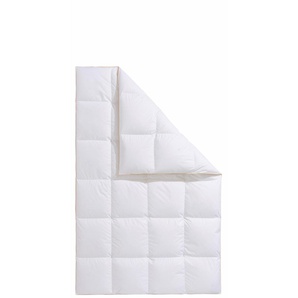 Daunenbettdecke FRAU HOLLE Zara, Bettdecken für Sommer oder Winter, hergestellt in Deutschland Gr. B/L: 135 cm x 200 cm, warm, weiß Allergiker Bettdecke