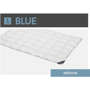 Daunenbettdecke SPESSARTTRAUM Blue Bettdecken Gr. B/L: 155 cm x 200 cm, leicht, weiß Sommerbettdecke hergestellt in Deutschland, allergikerfreundlich