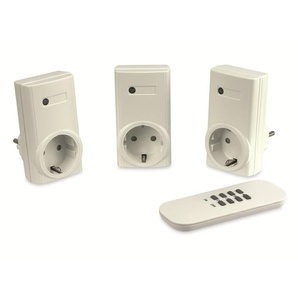 DAYHOME Funksteckdosen-Set 55205X10 mit 3 Steckdosen