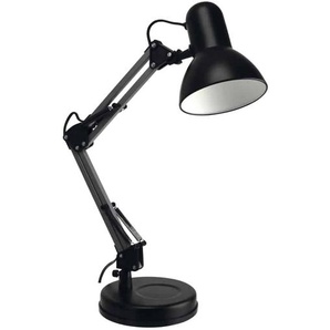 DAYLITE Schreibtischleuchte HD2429A, Metall, 230V, E27, IP20, schwarz