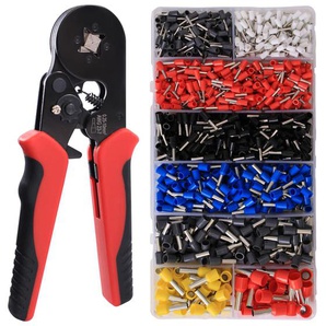 DAYTOOLS Crimpzangen Set mit 1200 Aderendhülsen