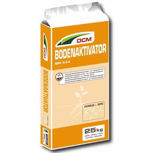 DCM Bodenaktivator 25kg Bodenverbesserer Humus & Dünger Gartendünger Rasendünger